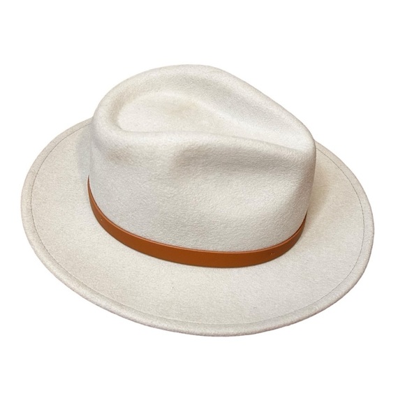 Brixton Messer Fedora Wool Hat- Gravel - Picture 6 of 11